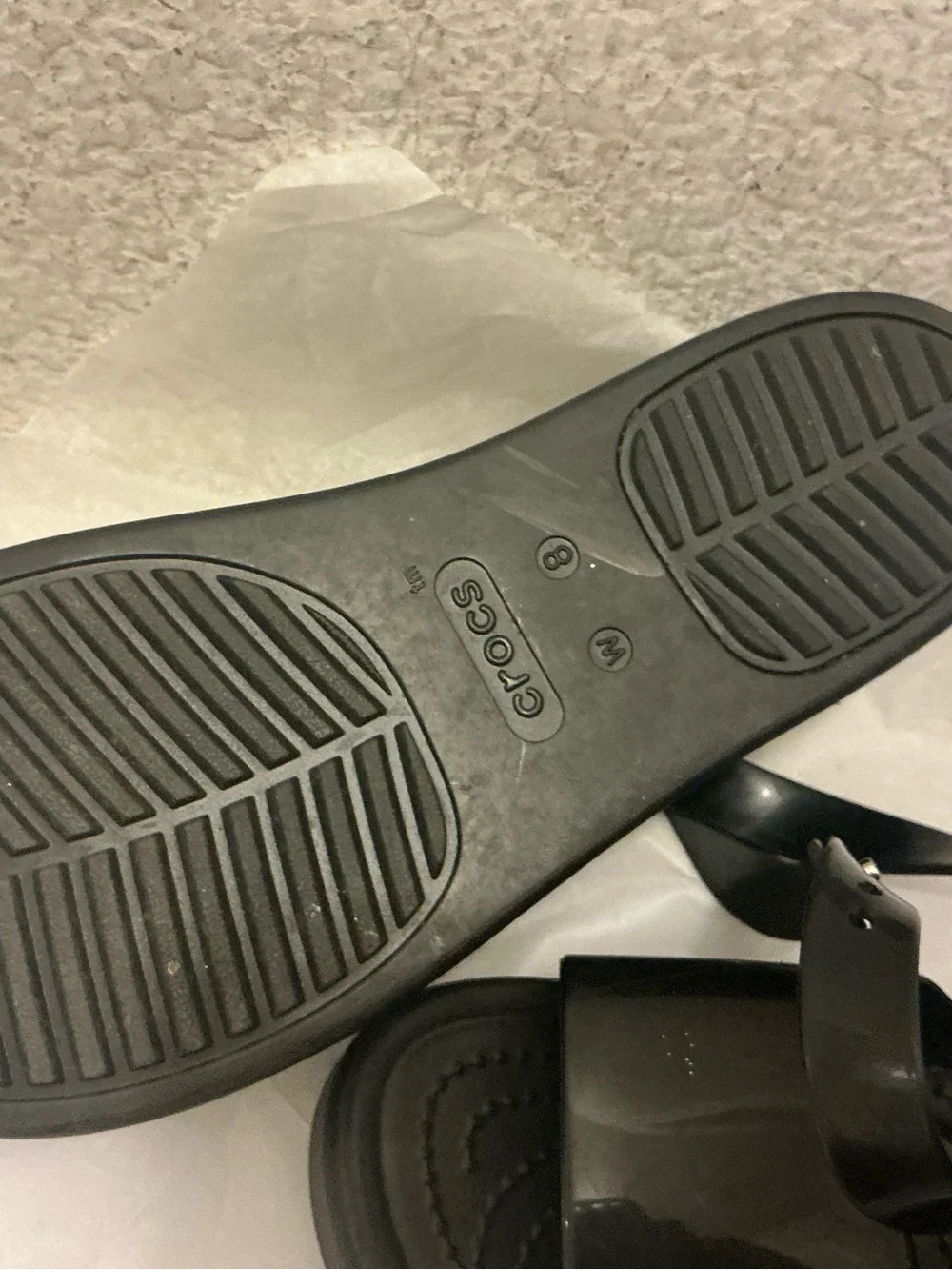 Crocs Brooklyn Women's Ankle Strap Wedge Sandals size 8